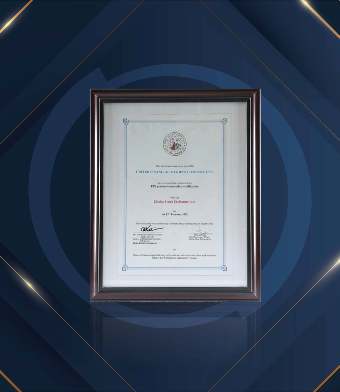 FIX Protocol connection certification with the Dhaka Stock Exchange (DSE)